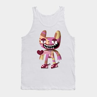 Love Cat Doodle MAGENTA Tank Top